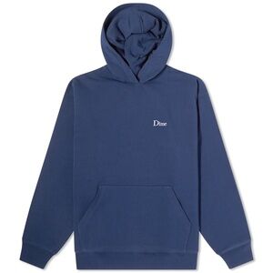 DIME Navy Small Logo Hoodie Men’s Medium